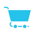 Caddy de couleur bleu